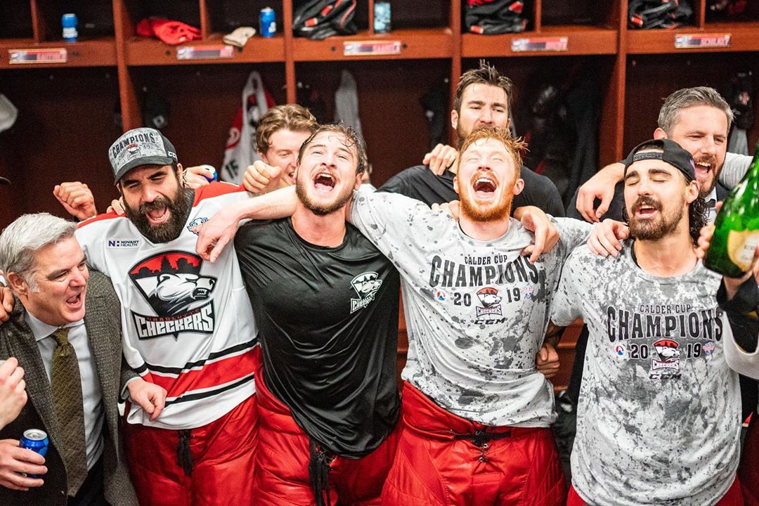 The Checkers are CALDER CUP - Carolina Hurricanes