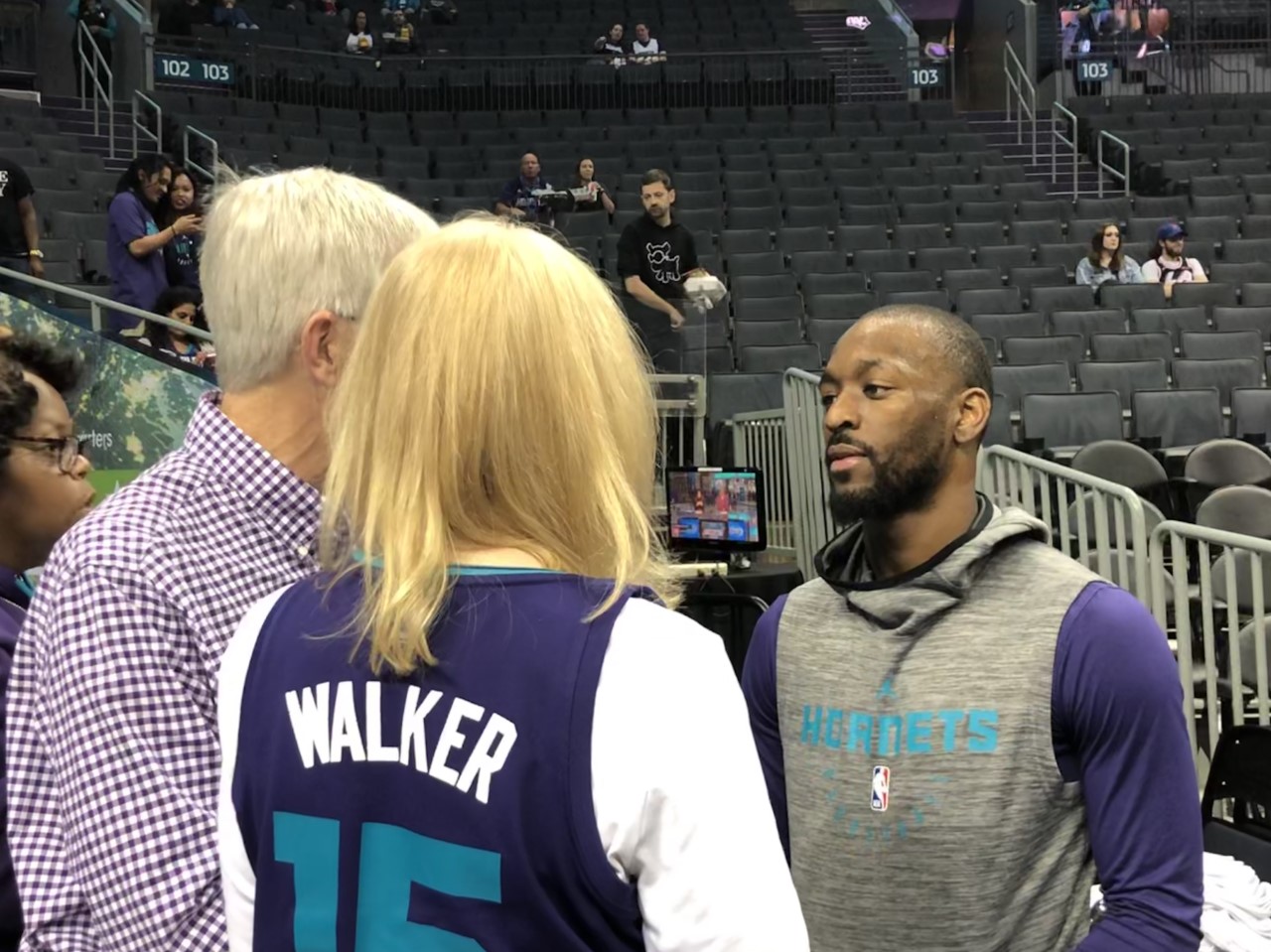 Charlotte Hornets - Congratulations on yesterday's win, Carolina Panthers!  Photos of Kemba Walker at the game as the #KeepPounding drummer:  on.nba.com/2eTPrv2