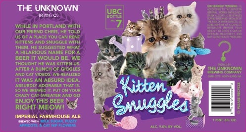 N.C. Brewers and Music Festival, Unknown releasing Kitten Snuggles and  Birdsong flies out west to Asheville - Charlotte Magazine