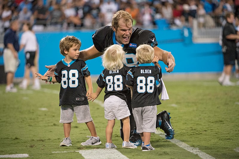 Panthers Tight End Greg Olsen Has Heart On and Off the Field