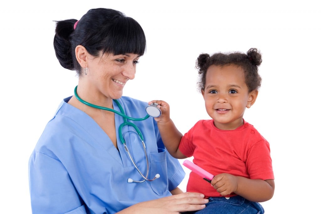 Bigstockphoto Pediatrician With A Beautiful 3846070