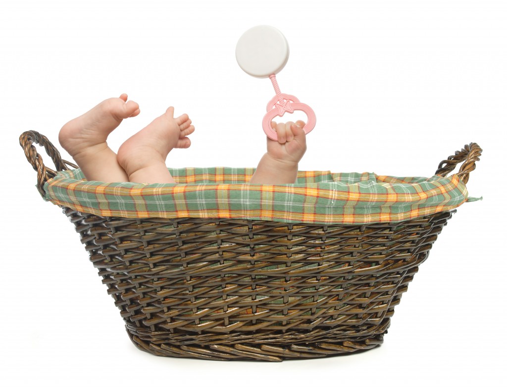 Bigstock Baby In Basket 2888440