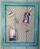 Frame With Chicken Wire