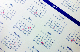 Calendar 315