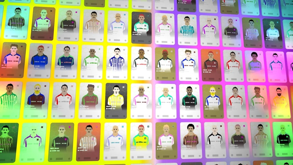 Collection,of,nft,sport,cards.,limited,edition,of,football,player