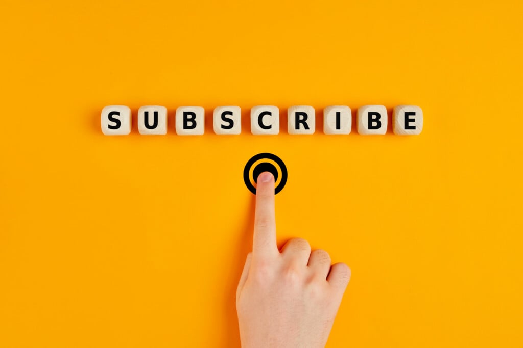 Customer subscription experience
