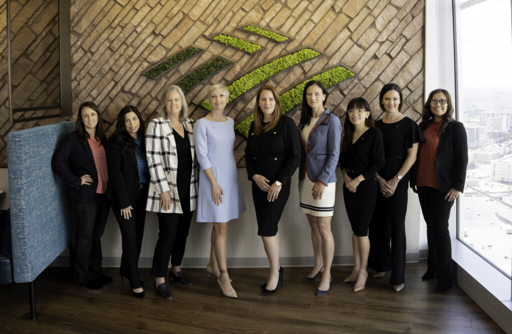 the women of Bank of America: group photo