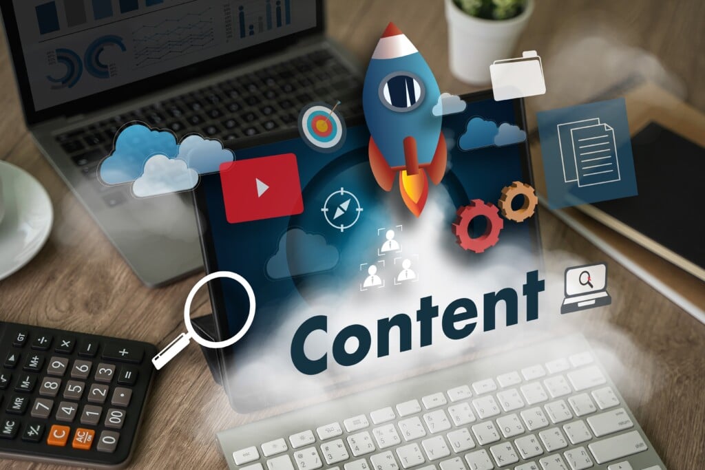 content marketing Content Data Blogging Media Publication Information Vision Concept Social Business Internet Strategy Advertising SEO.