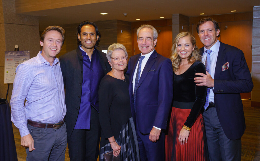 Former state Sen. Mike Johnston; Sanjeev Javia; Molly Broeren; Bill Mosher and Judi’s House founders Brook and Brian Griese