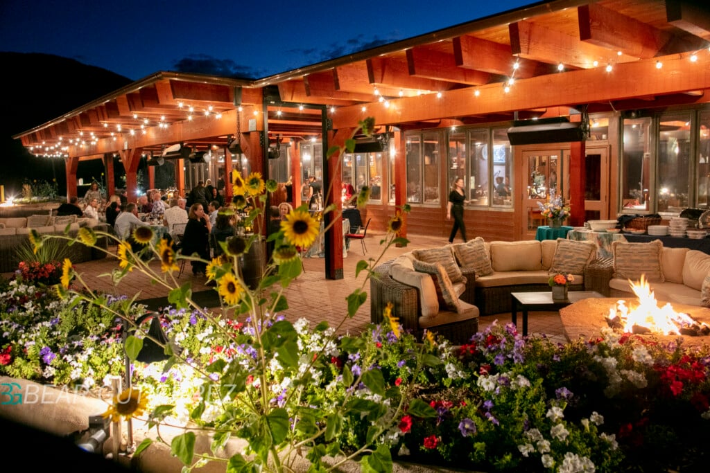Covered Patio At Night