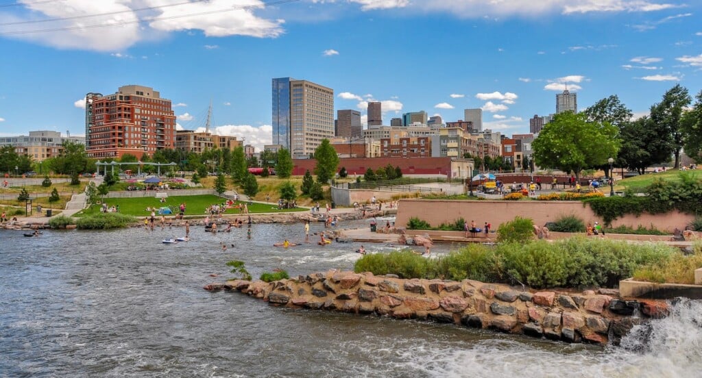 Confluence Park Denver Colorado Kayaks