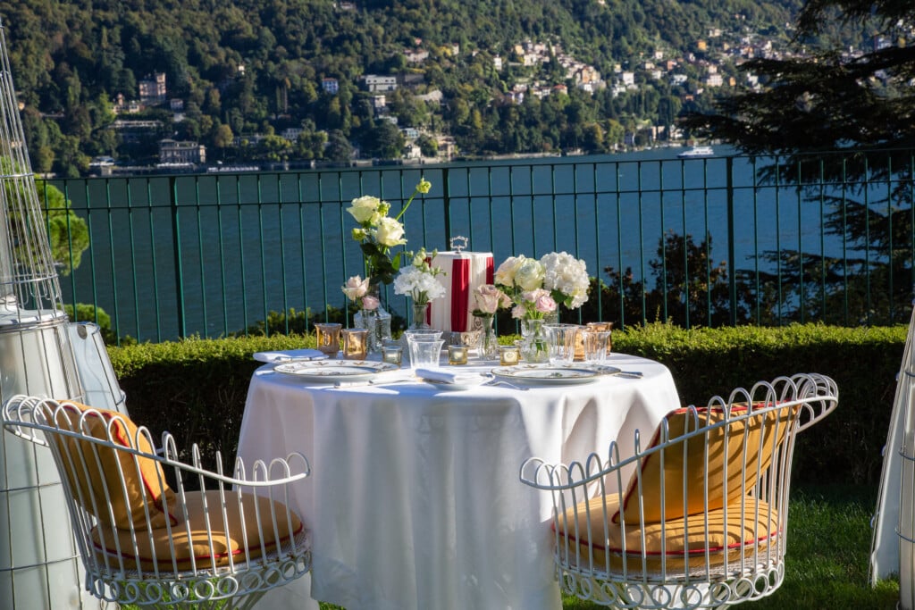 Lunch Overlooking Lake Como