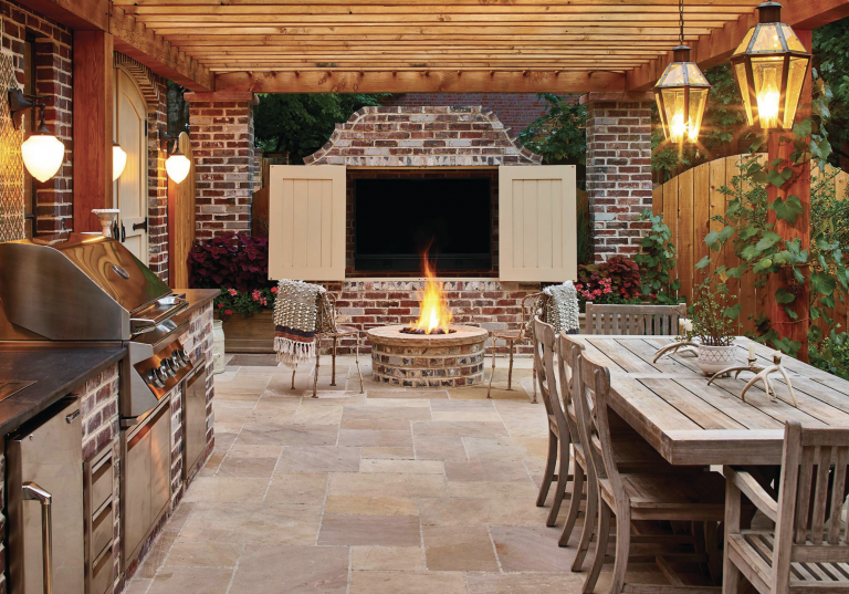 A Stately English Tudor's New Outdoor Living Spaces - Colorado Homes ...