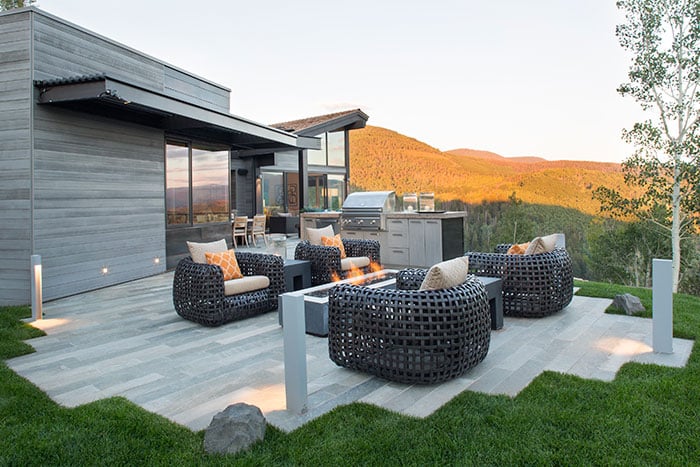 The Evolution Of A Grand Remodel In Vail Colorado Outdoor Living Space2c Patio2c Backyard