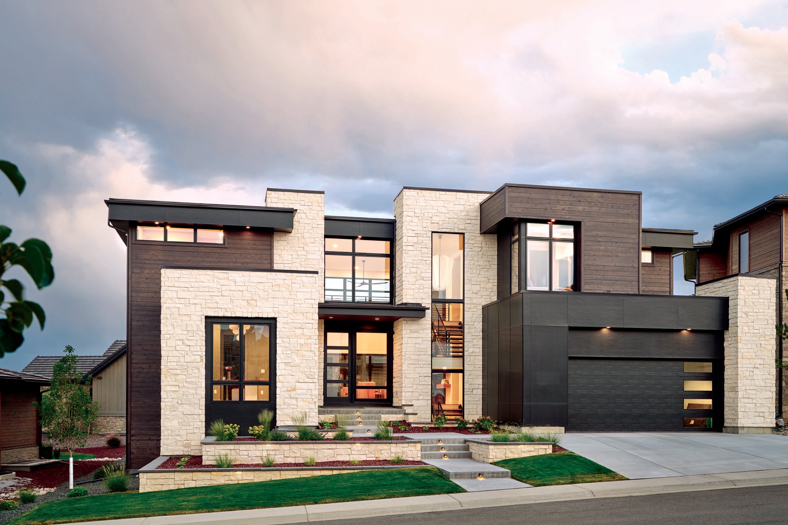 A Lakewood Home Embraces Modern Texture and Natural Views - Colorado ...