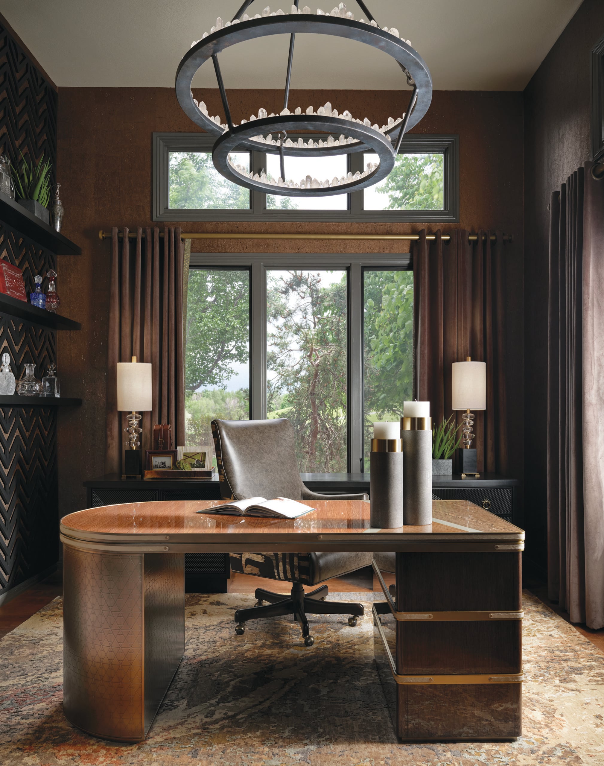 Step Inside this Eclectic Office, Complete with a Built-In Wine Bar ...