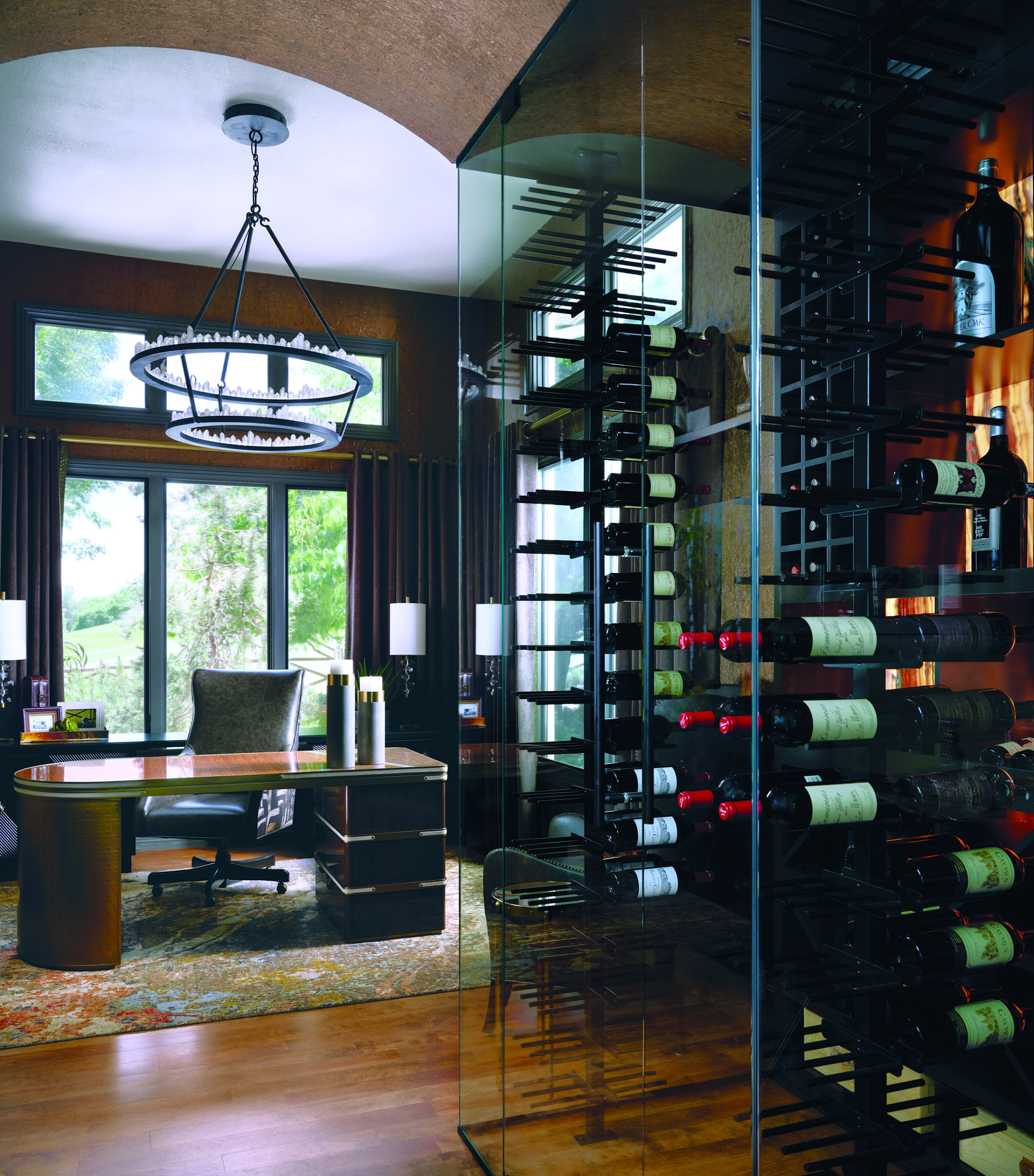 Step Inside this Eclectic Office, Complete with a Built-In Wine Bar ...