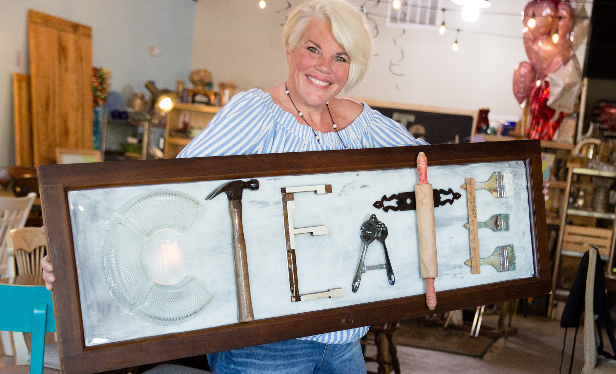 Niceville Artist Angela Stevenson Turns Trash Into Treasure - Emerald Coast  Magazine, image size:2000x1215
