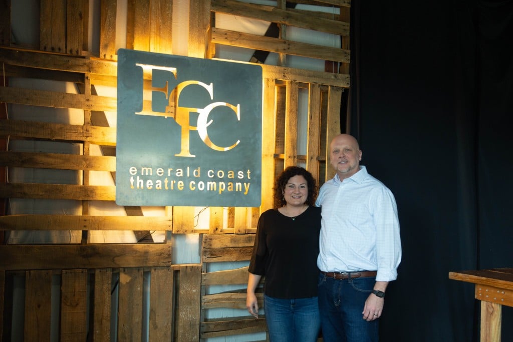 Anna and Nathanael Fisher at ECTC performance space