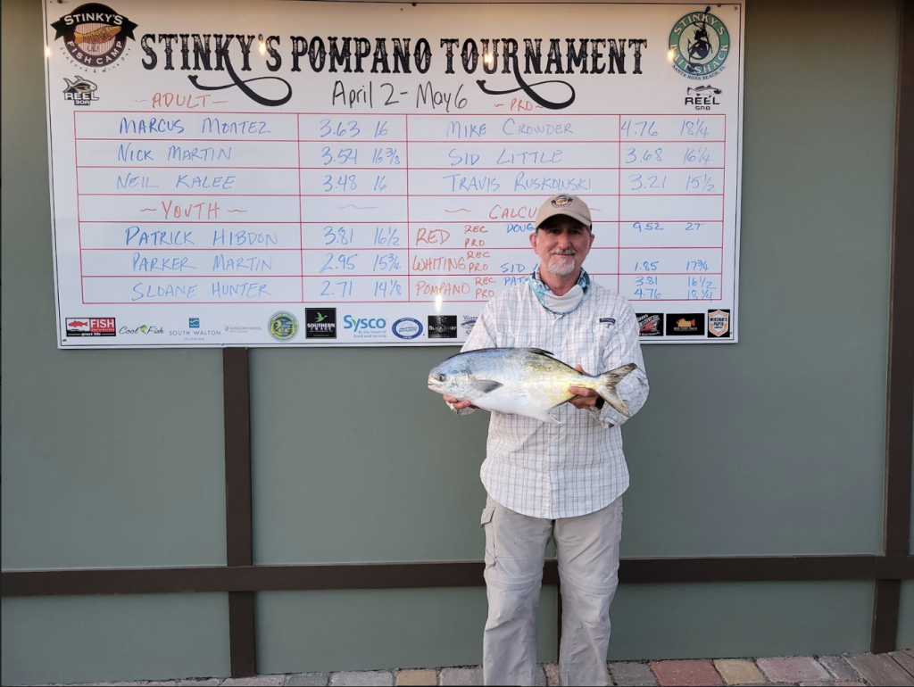 Pompano Fishing Tournament winner Jeff Bryan