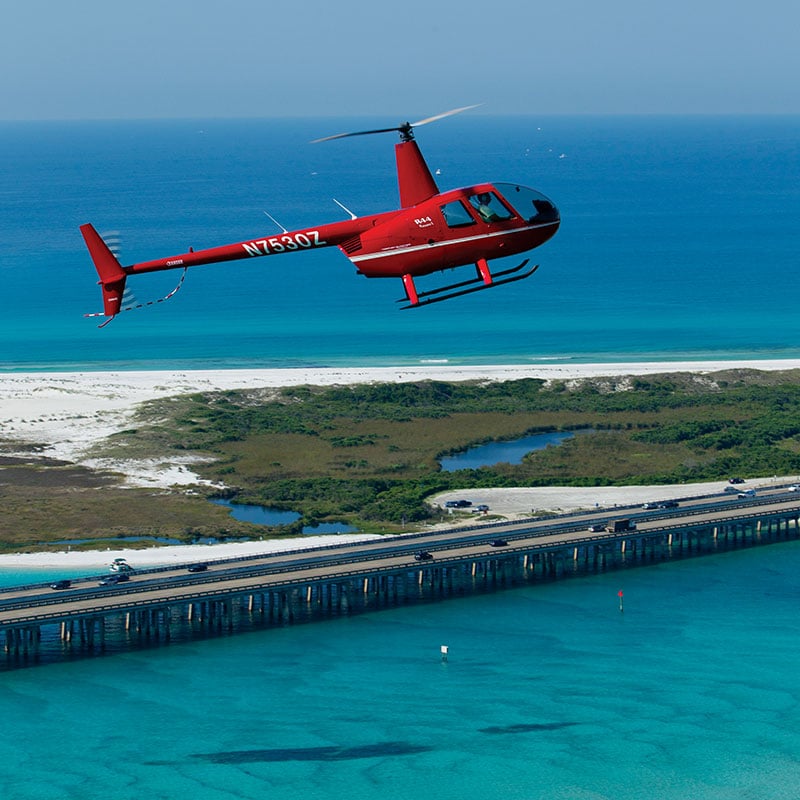 helicopter tour destin fl