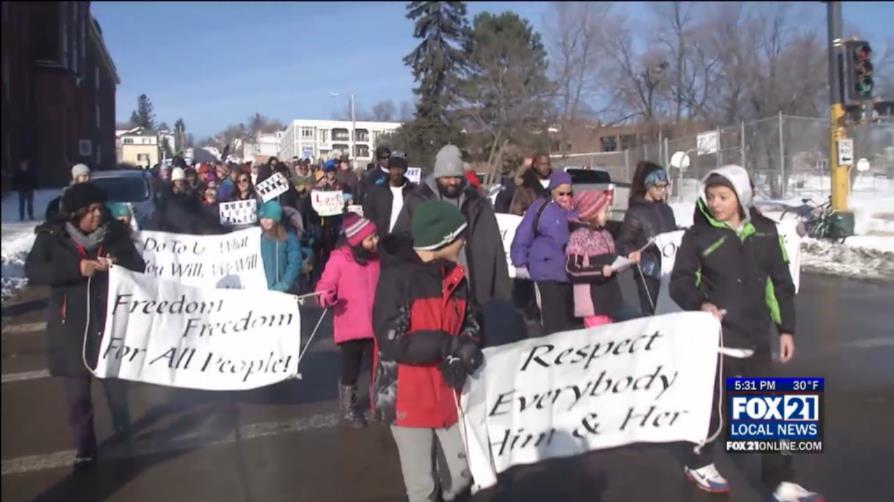 Hundreds March for Martin Luther King Jr. - Fox21Online