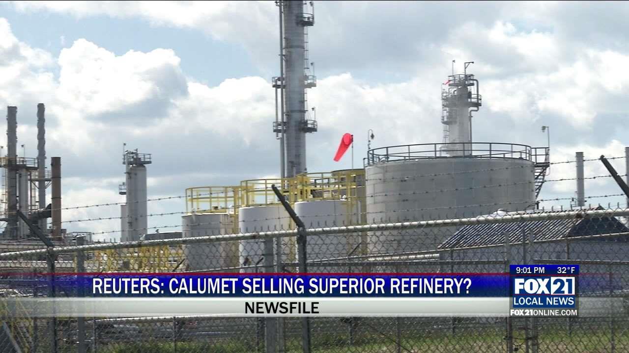 Report Calumet Retains Bank For Potential Sale Of Superior Refinery