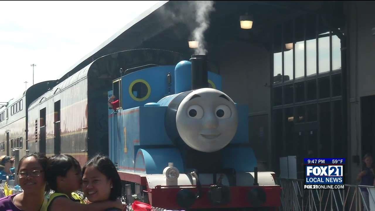 Thomas the Tank Engine Entertains at the Duluth Depot