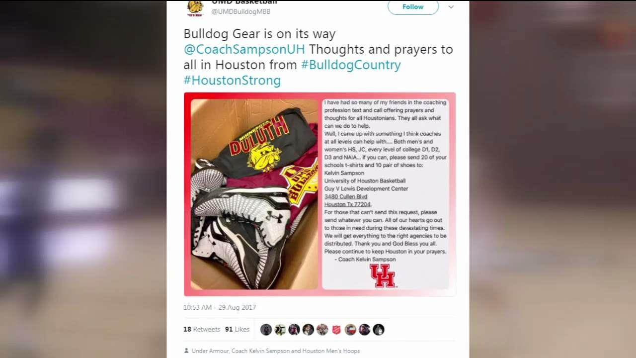 UMD Basketball Responds for Houston