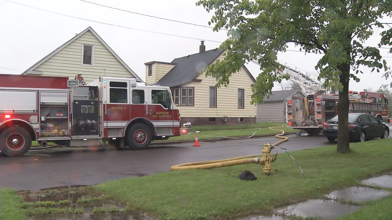Electrical Fire on Baxter Avenue in Superior