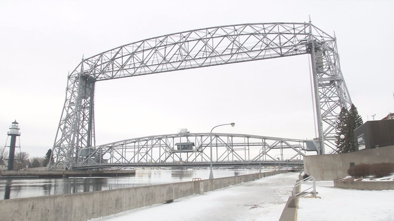 Aerial Lift Bridge Gets Fresh Paint