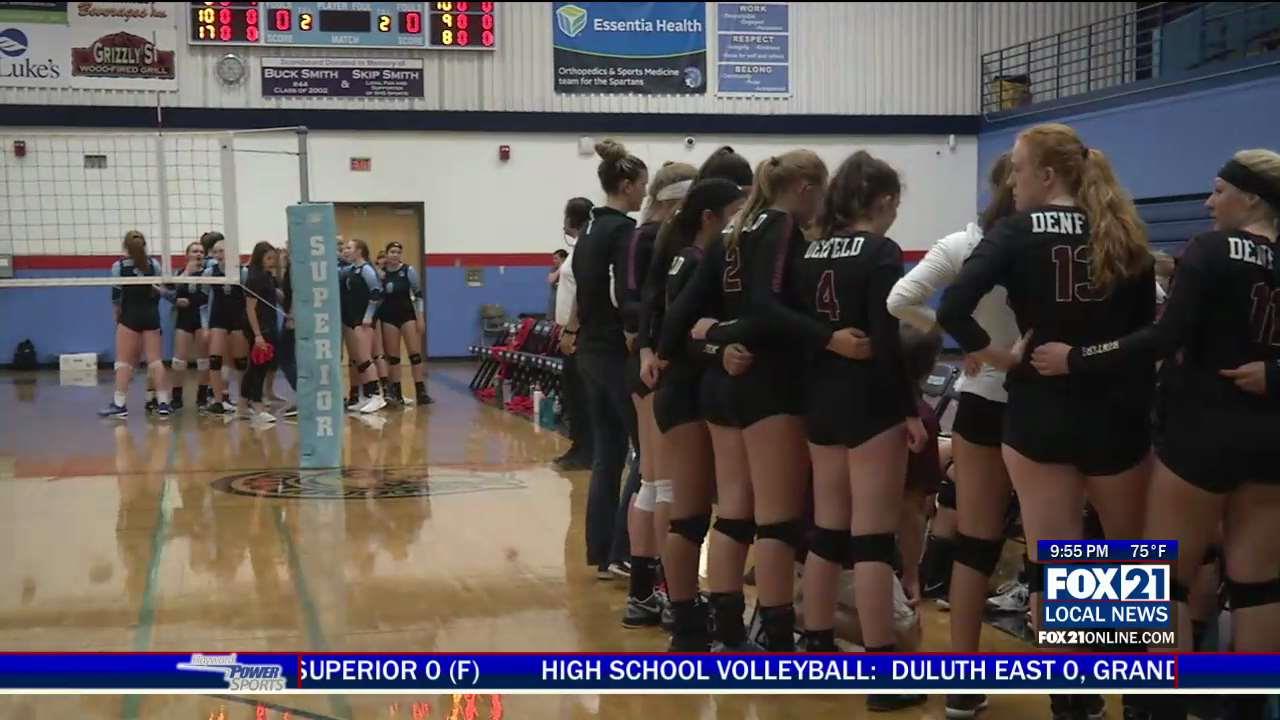 Prep Volleyball Hunters Take Down Spartans in Four Sets