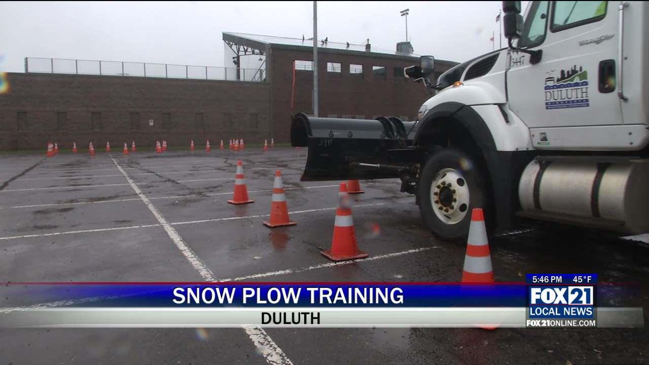 City Conducts Snow Plow Training