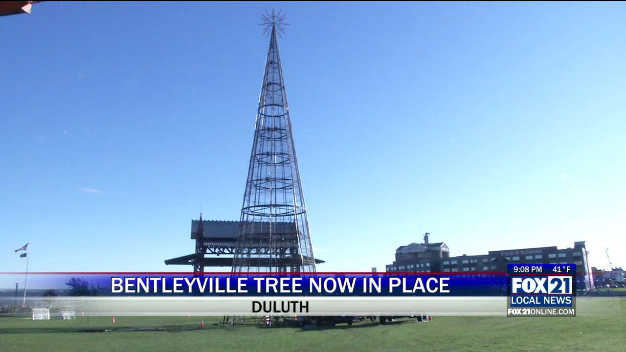 Bentleyville Closer to Opening as Tree Goes Up