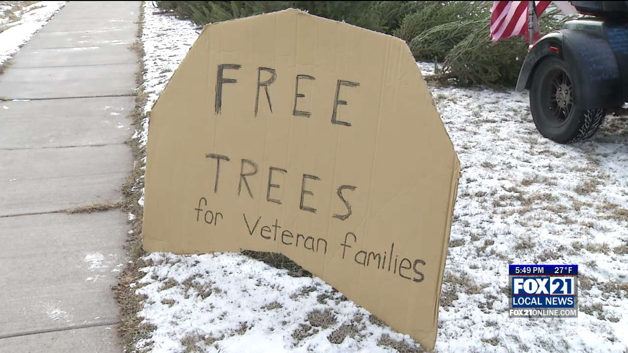 Christmas Trees Given to Veterans