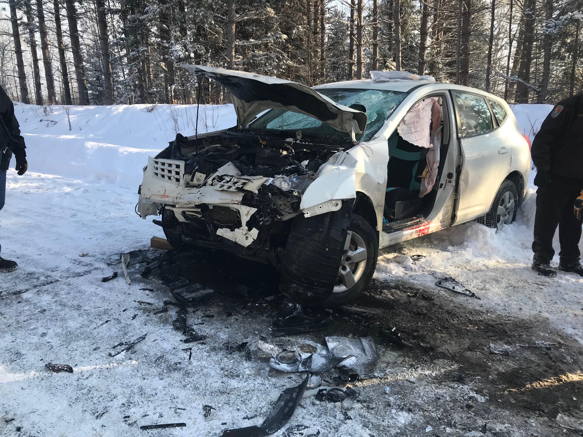 Cloquet man Injured in Headon Crash