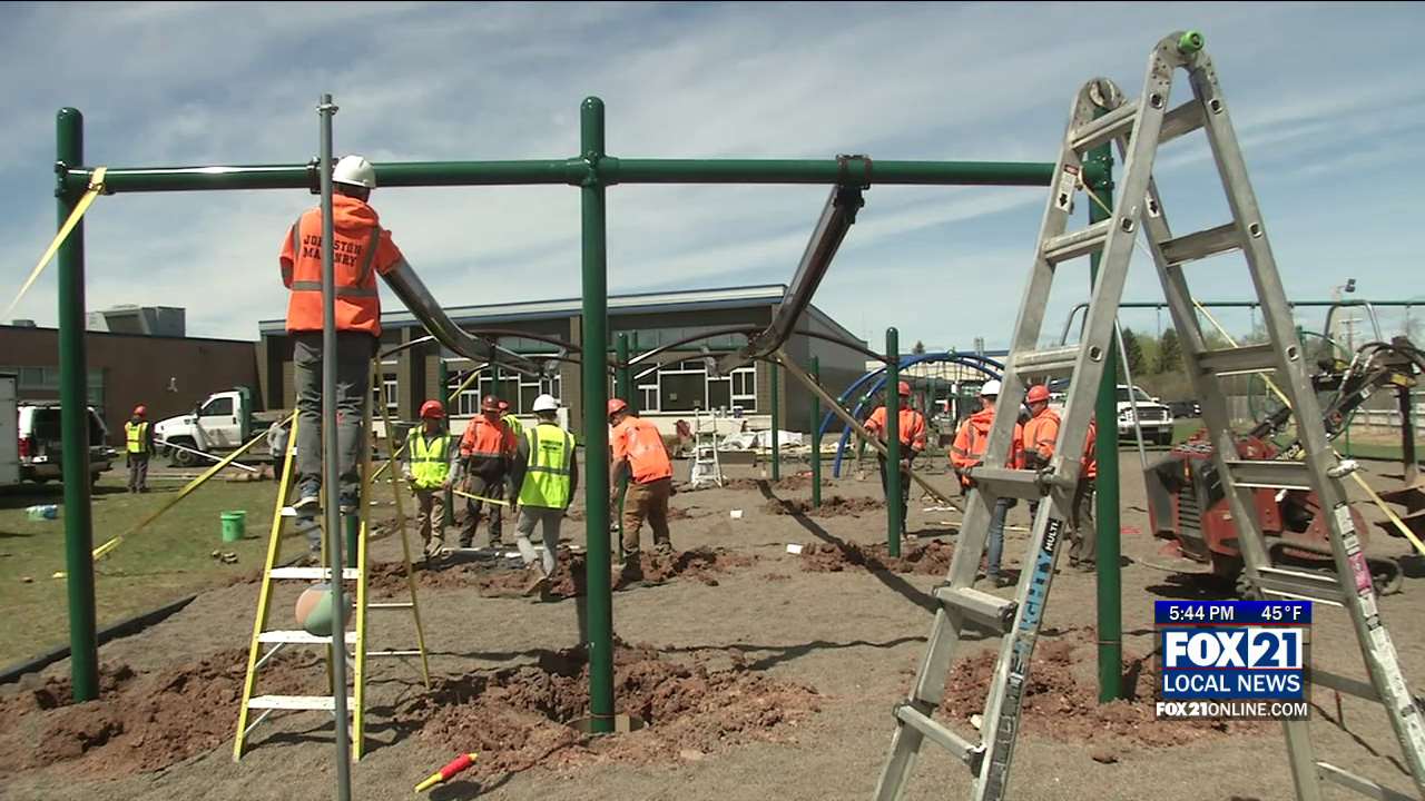 North Shore Community School Adds Zipline