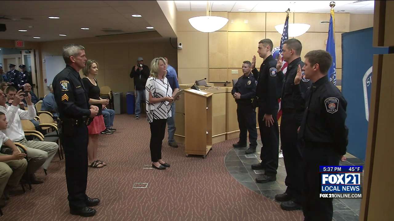 Superior Police Officers Sworn In Fox21online