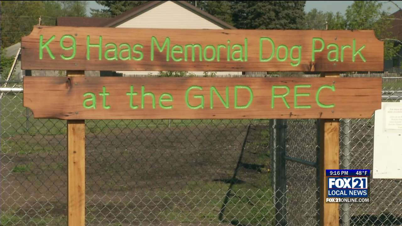 Gary-New Duluth Dog Park Named After Fallen K-9 Haas - Fox21Online