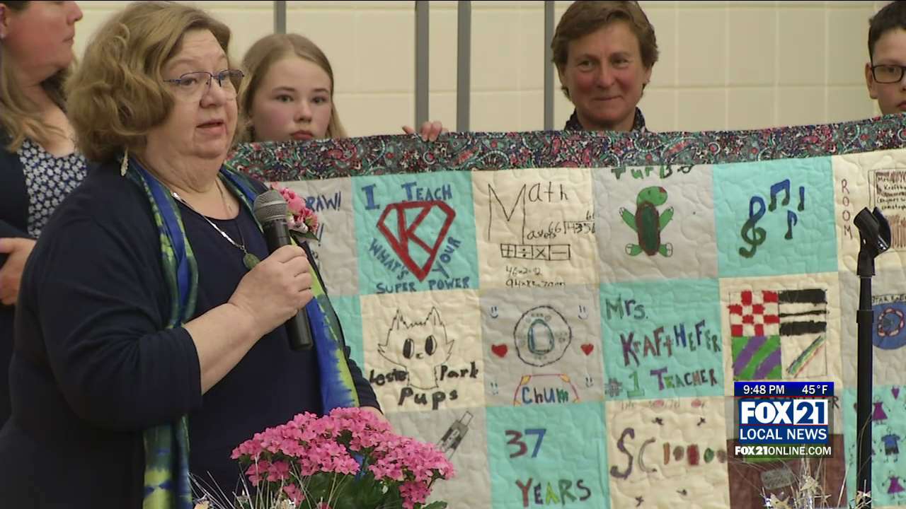 Retiring Teacher Surprised at Lester Park Elementary
