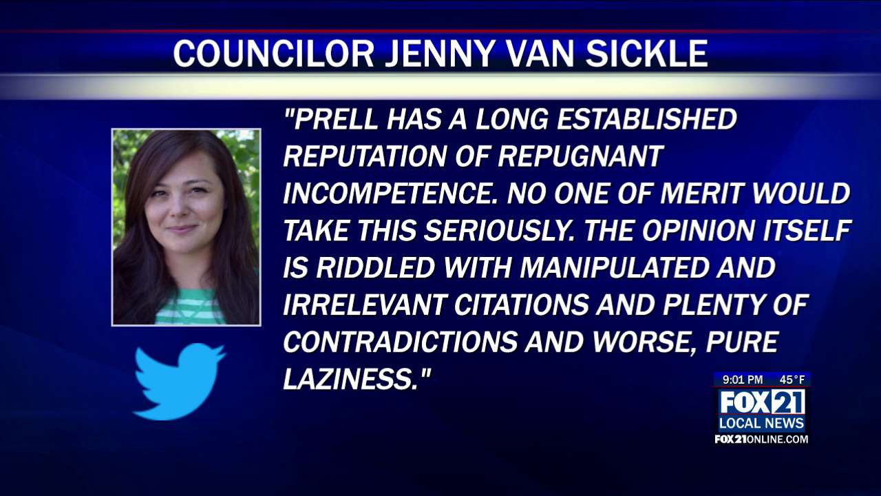 Superior Councilor Van Sickle Blasts City Attorney Prell As Incompetent Lazy Fox21online