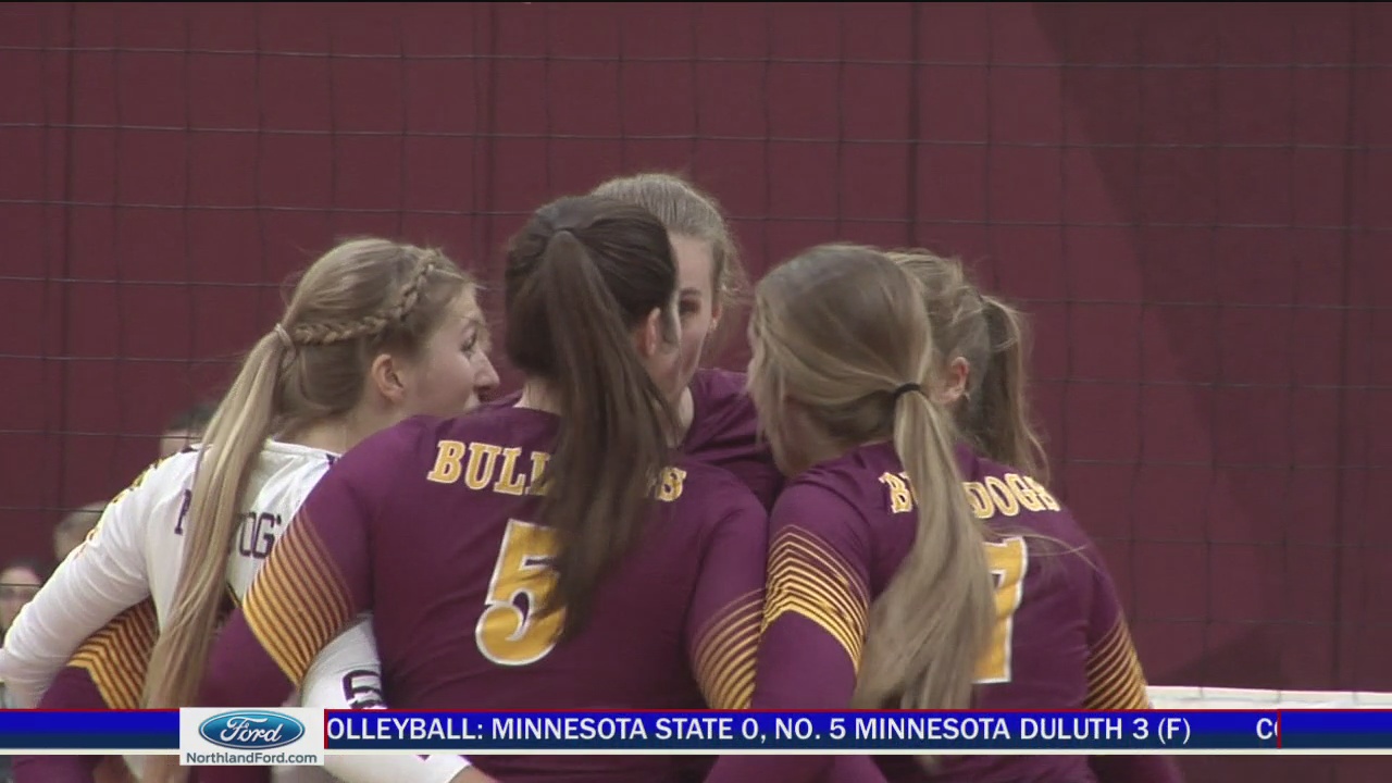 UMD Volleyball Sweeps MSUMankato in Regular Season Home Finale