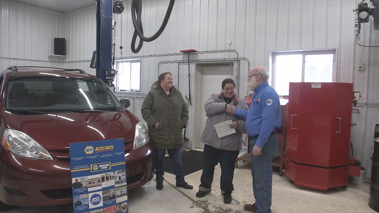 Area Auto Care Centers Pay It Forward, Donate Repaired Vehicle