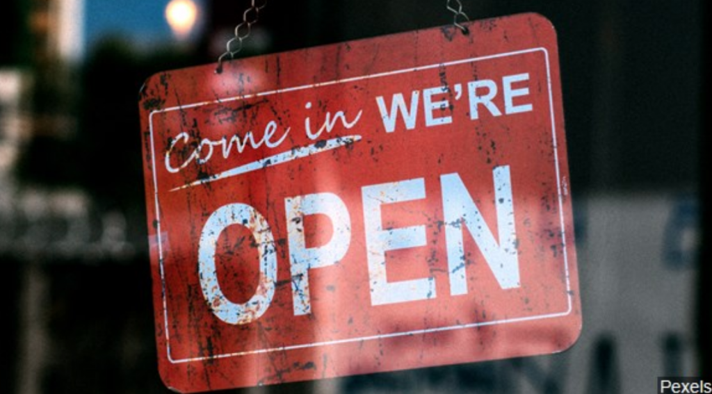 we're open