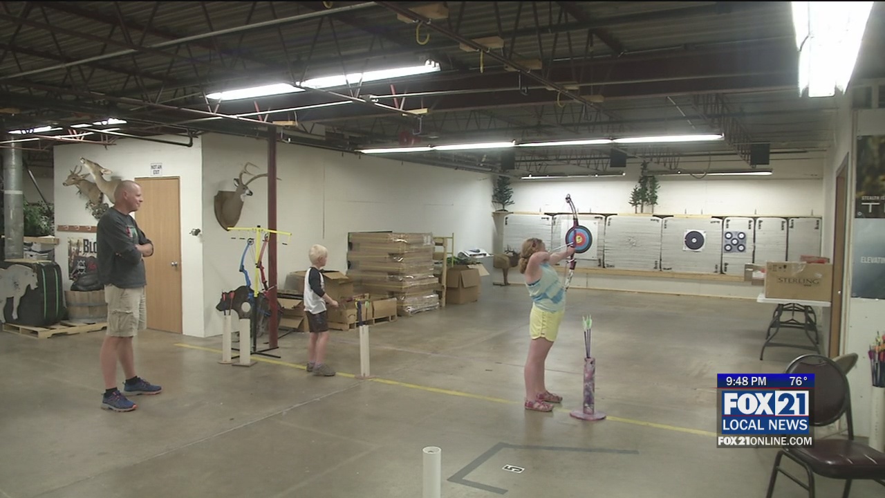 Indoor Shooting Range at Custom Archery and Outdoors Gives Customers