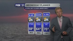 Tuesday Evening, July 21st Northland Forecast