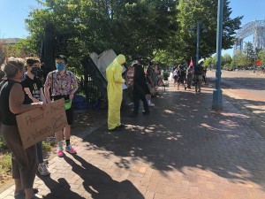Duluth Pack Protesters