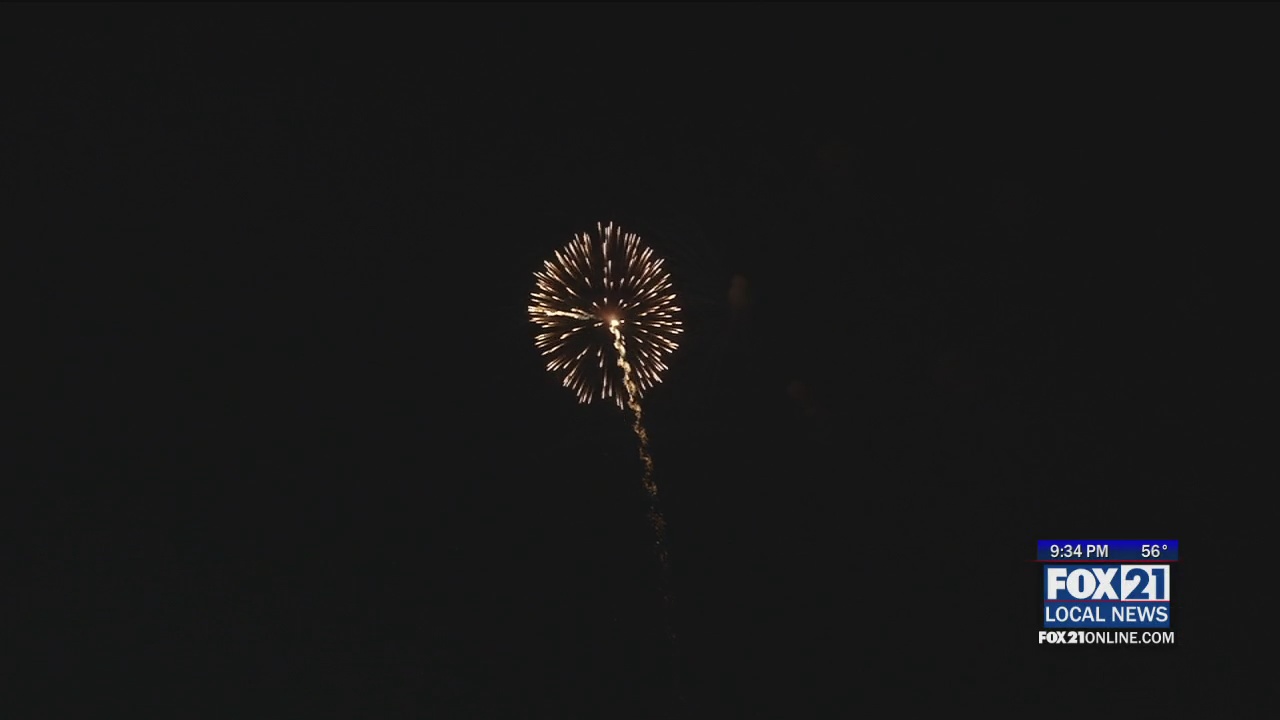 Fireworks Light Up Two Harbors Sky