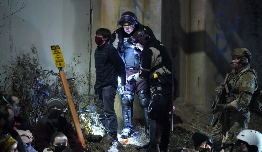Protesters Arrested