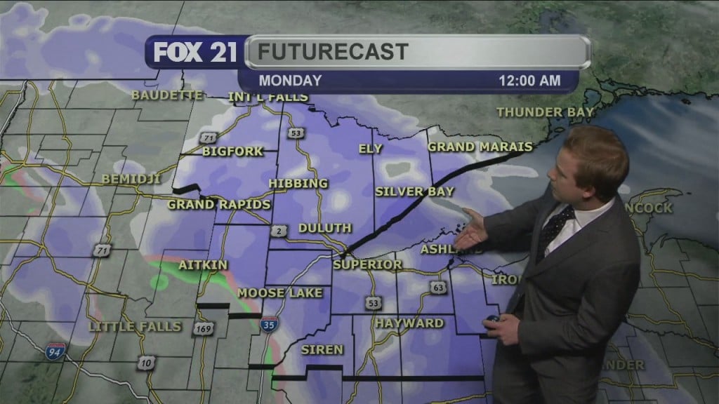 Sunday Evening Northland Forecast
